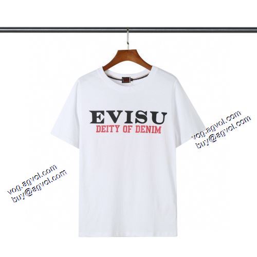 Tシャツ 2色可選 人気新品★超特価★ エヴィス スーパーコピー 2021春夏 エヴィス EVISU デザイン性の高い