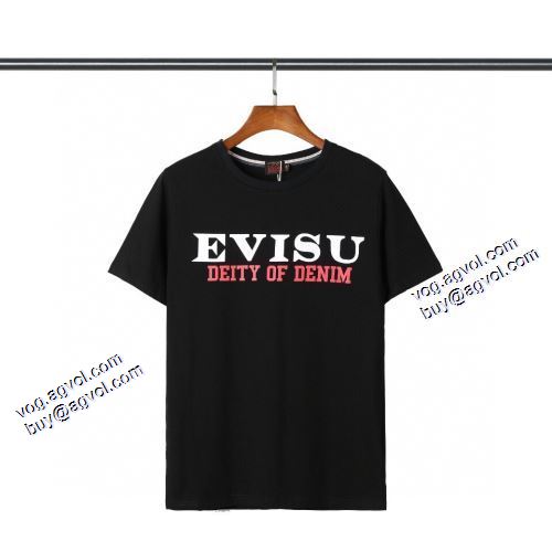 Tシャツ 2色可選 人気新品★超特価★ エヴィス スーパーコピー 2021春夏 エヴィス EVISU デザイン性の高い
