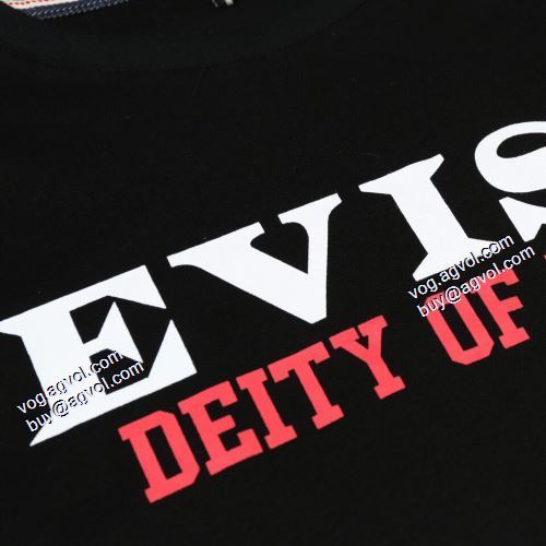 Tシャツ 2色可選 人気新品★超特価★ エヴィス スーパーコピー 2021春夏 エヴィス EVISU デザイン性の高い