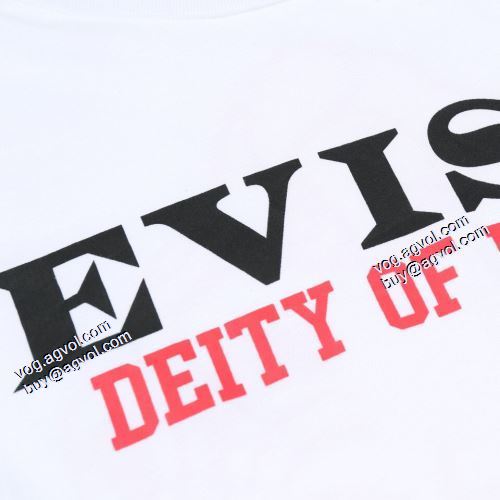Tシャツ 2色可選 人気新品★超特価★ エヴィス スーパーコピー 2021春夏 エヴィス EVISU デザイン性の高い