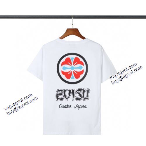 2021春夏 エヴィス EVISU カッコいい印象を付ける 大絶賛の履き心地! エヴィス コピー ブランド 2色可選 Tシャツ