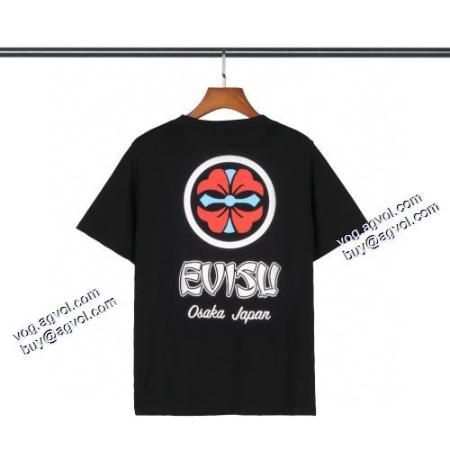 2021春夏 エヴィス EVISU カッコいい印象を付ける 大絶賛の履き心地! エヴィス コピー ブランド 2色可選 Tシャツ