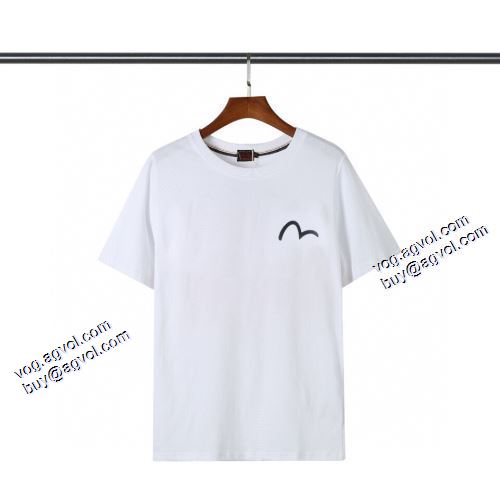2021春夏 エヴィス EVISU カッコいい印象を付ける 大絶賛の履き心地! エヴィス コピー ブランド 2色可選 Tシャツ