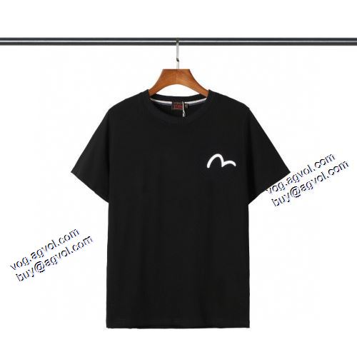 2021春夏 エヴィス EVISU カッコいい印象を付ける 大絶賛の履き心地! エヴィス コピー ブランド 2色可選 Tシャツ