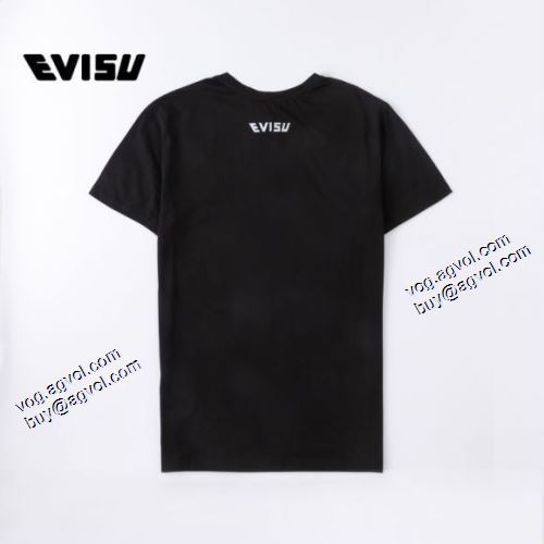 Tシャツ 2021春夏 エヴィス EVISU 優しいフィット感 エヴィス スーパーコピー 激安 2色可選