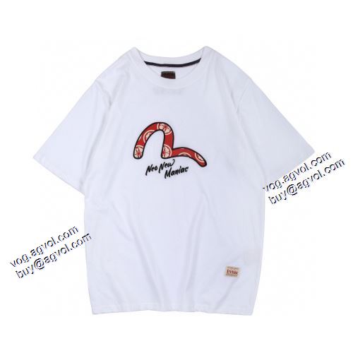 エヴィス スーパーコピー 代引 オリジナル 2021春夏 エヴィス EVISU 極上の着心地 Tシャツ