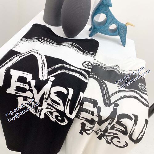 サイズ豊富 2021春夏 自分らしいスタイリング Tシャツ エヴィス EVISU エヴィス ブランドスーパーコピー 2色可選