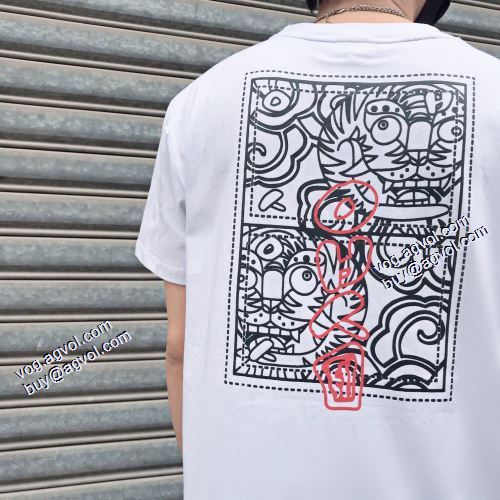 Tシャツ 上品な輝きを放つ形 エヴィス ブランドコピー 2色可選 収縮性のある 2021春夏 エヴィス EVISU