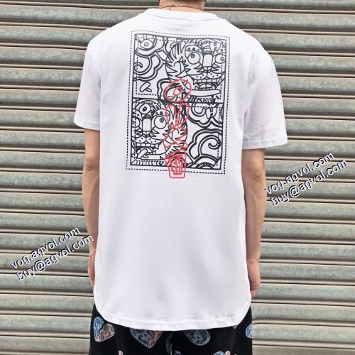 Tシャツ 上品な輝きを放つ形 エヴィス ブランドコピー 2色可選 収縮性のある 2021春夏 エヴィス EVISU