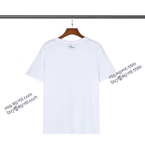 耐久性のある エヴィス スーパーコピー 2色可選  優しいフィット感 2021春夏 エヴィス EVISU Tシャツ