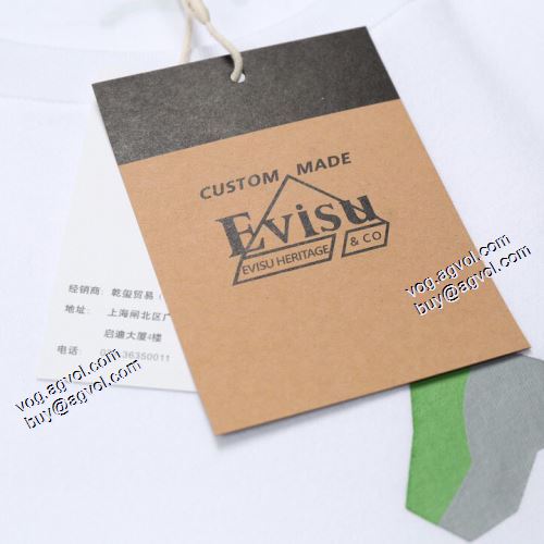 耐久性のある エヴィス スーパーコピー 2色可選  優しいフィット感 2021春夏 エヴィス EVISU Tシャツ