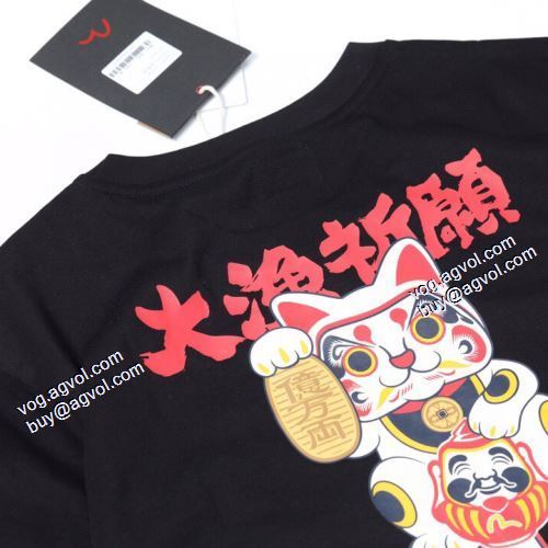 2021春夏 Tシャツ お洒落に魅せる 2色可選 カッコいい印象を付ける エヴィス EVISU エヴィス コピー