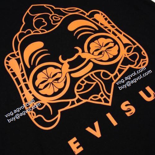 Tシャツ 自然な肌触り スタイリッシュな印象 エヴィス コピー ブランド 2021春夏 エヴィス EVISU 2色可選