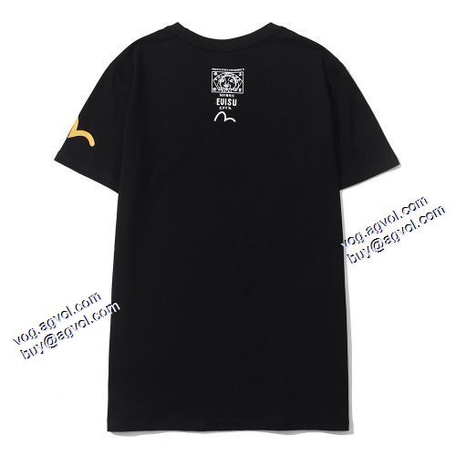 コスパ最高のプライス 2021春夏 エヴィス EVISU オリジナル エヴィス 偽物ブランド 2色可選 Tシャツ