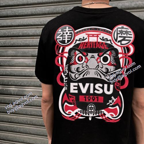 2色可選 エヴィス スーパーコピー 極上の着心地 Tシャツ 2021春夏 エヴィス EVISU 高品質