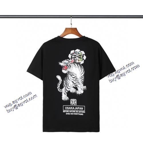 エヴィス コピー 2021春夏 デザイン性の高い 魅力ファッション エヴィス EVISU 2色可選 Tシャツ