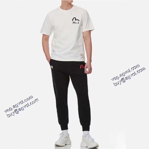 スエットパンツ 2021秋冬 チノパン 人気販売中 エヴィス スーパーコピー エヴィス EVISU 履き心地バツグン