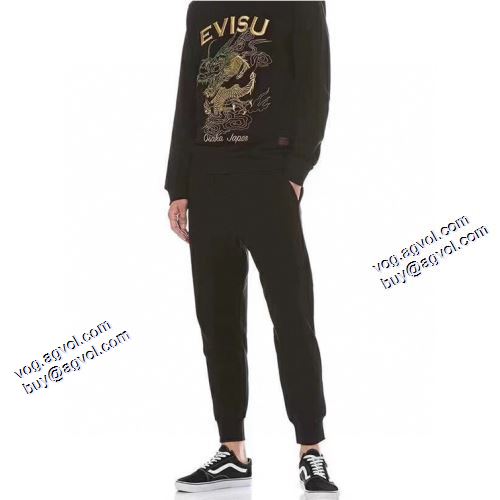スエットパンツ 2021秋冬 エヴィス EVISU エヴィス ブランド 偽物 通販 個性的 チノパン 定番ボトム