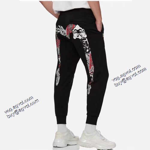 スエットパンツ 個性的なデザ シルエット&times;ストレッチ エヴィス ブランドスーパーコピー 2021秋冬 チノパン エヴィス EVISU