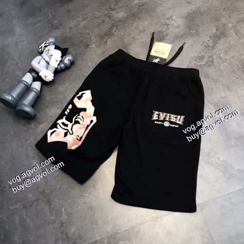 2021春夏 エヴィス ブランドコピー 上品な輝きを放つ形 ショートパンツ 重宝するアイテム エヴィス EVISU
