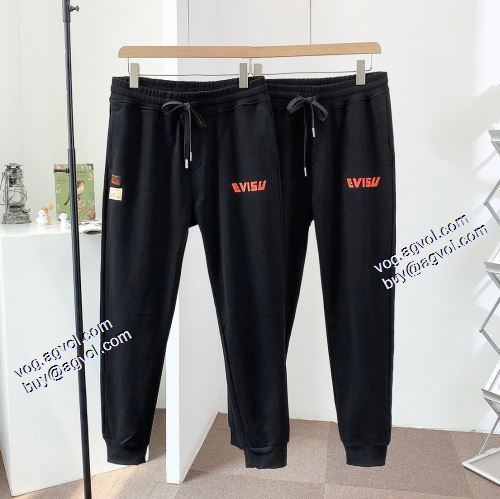 チノパン 2021秋冬 スエットパンツ デザイン性の高い エヴィス ブランド コピー エヴィス EVISU 定番ボトム