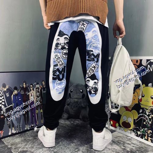 エヴィス EVISU エヴィス スーパーコピー ファッション 人気 スエットパンツ 2021秋冬 ジーンズ