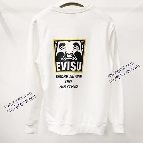 2021秋冬 エヴィス EVISU 2色可選 プルオーバーパーカー 最安値に挑戦 エヴィス ブランド コピー