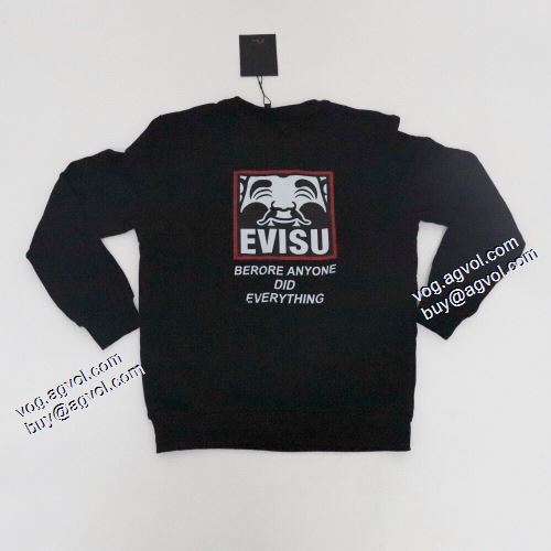 2021秋冬 エヴィス EVISU 2色可選 プルオーバーパーカー 最安値に挑戦 エヴィス ブランド コピー