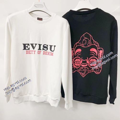 2021秋冬 2色可選 エヴィス コピー ブランド 魅力ファッション　 プルオーバーパーカー エヴィス EVISU