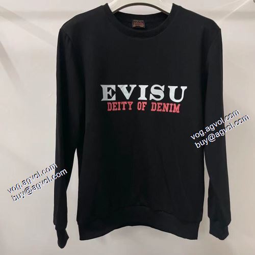 2021秋冬 2色可選 エヴィス コピー ブランド 魅力ファッション　 プルオーバーパーカー エヴィス EVISU