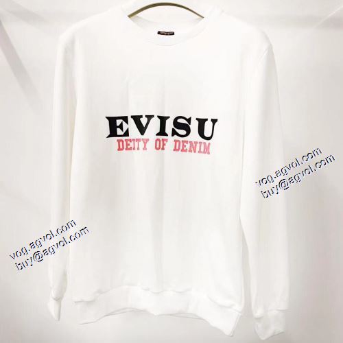 2021秋冬 2色可選 エヴィス コピー ブランド 魅力ファッション　 プルオーバーパーカー エヴィス EVISU