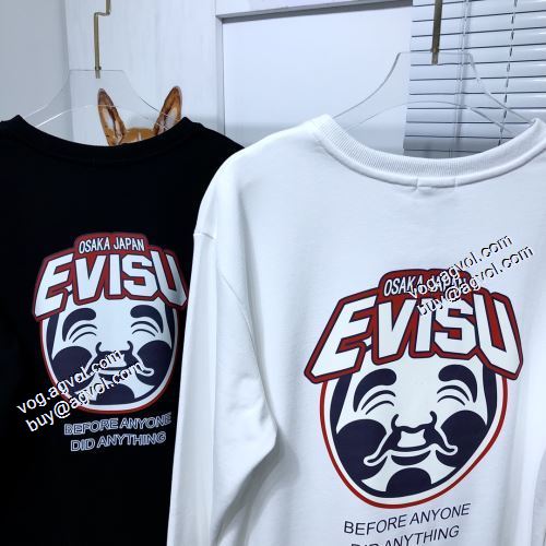 個性的 2021秋冬 エヴィス スーパーコピー 激安 プルオーバーパーカー 存在感のある エヴィス EVISU 2色可選