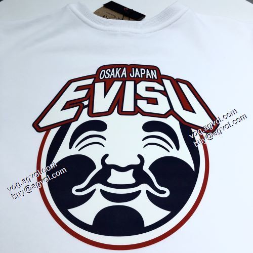 個性的 2021秋冬 エヴィス スーパーコピー 激安 プルオーバーパーカー 存在感のある エヴィス EVISU 2色可選
