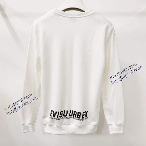 プルオーバーパーカー 2色可選 エヴィス コピーブランド 2021秋冬 スタイリッシュ 希少価値大！ エヴィス EVISU