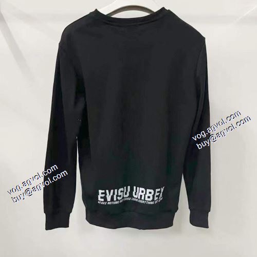 プルオーバーパーカー 2色可選 エヴィス コピーブランド 2021秋冬 スタイリッシュ 希少価値大！ エヴィス EVISU