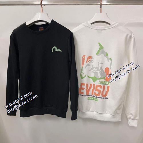 エヴィス EVISU 幅広いジャンル 2色可選 プルオーバーパーカー 2021秋冬 エヴィス 偽物ブランド 高品質 人気
