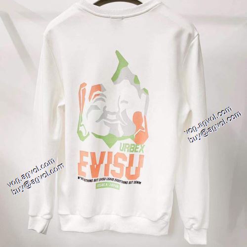 エヴィス EVISU 幅広いジャンル 2色可選 プルオーバーパーカー 2021秋冬 エヴィス 偽物ブランド 高品質 人気