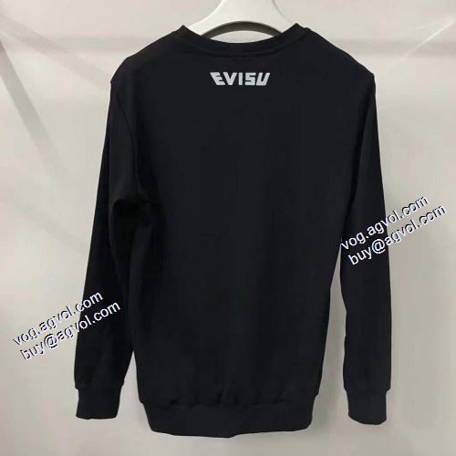 プルオーバーパーカー 2021秋冬 2色可選 エヴィス EVISU 綺麗に決まるフォルム！秋の定番 エヴィス ブランドスーパーコピー