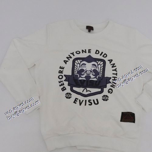 プルオーバーパーカー 2021秋冬 エヴィス EVISU 人気商品登場 プリントパーカ 2色可選 エヴィス ブランド コピー