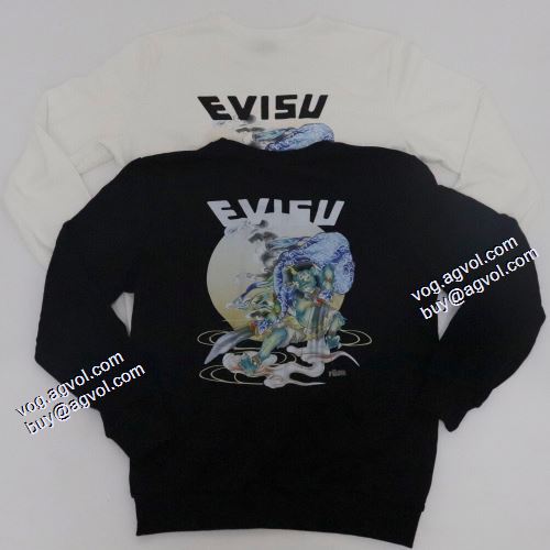 エヴィス EVISU 選べる極上 エヴィス スーパーコピー 幅広いジャンル 2021秋冬 プルオーバーパーカー 2色可選