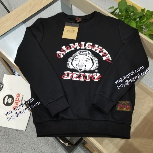 2021秋冬 プルオーバーパーカー おしゃれな装い 上品な輝きを放つ形 エヴィス EVISU 2色可選 エヴィス 偽物ブランド