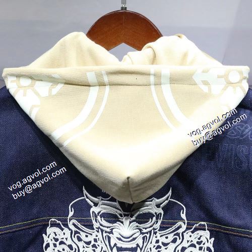 デニムジャケット 秋の定番 エヴィス スーパーコピー 代引 2021秋冬 エヴィス EVISU ジャケット 耐久性のある こだわりのコート