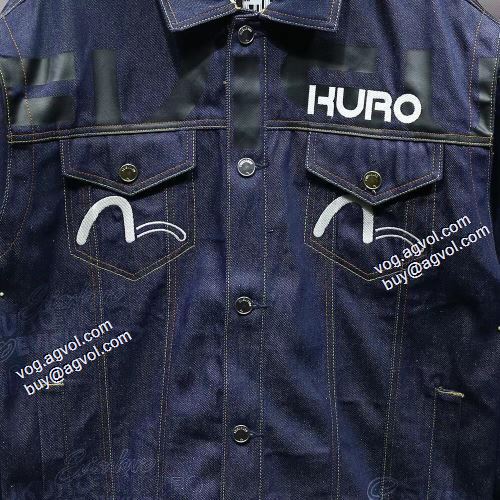 デニムジャケット 秋の定番 エヴィス スーパーコピー 代引 2021秋冬 エヴィス EVISU ジャケット 耐久性のある こだわりのコート