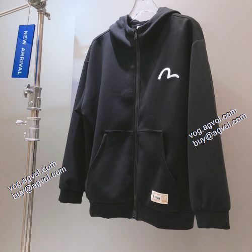 エヴィス EVISU パーカー ジャケット 2021秋冬 スタイリッシュな印象 満足できるコート エヴィス ブランドコピー