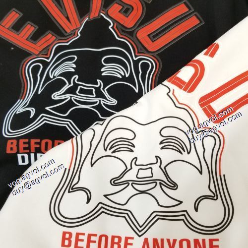 2021秋冬 超目玉 エヴィス EVISU 2色可選 エヴィス ブランド 偽物 通販 プルオーバーパーカー 英字