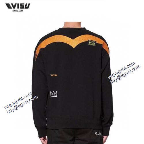 エヴィス EVISU エヴィス 偽物ブランド 大好評 プルオーバーパーカー 2021秋冬 スタイリッシュ