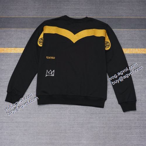 エヴィス EVISU エヴィス 偽物ブランド 大好評 プルオーバーパーカー 2021秋冬 スタイリッシュ