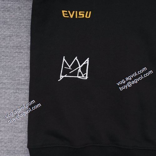 エヴィス EVISU エヴィス 偽物ブランド 大好評 プルオーバーパーカー 2021秋冬 スタイリッシュ