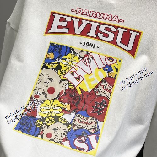エヴィス EVISU 高級感ある エヴィス コピー 2021秋冬 プルオーバーパーカー 2色可選 ペアパーカー