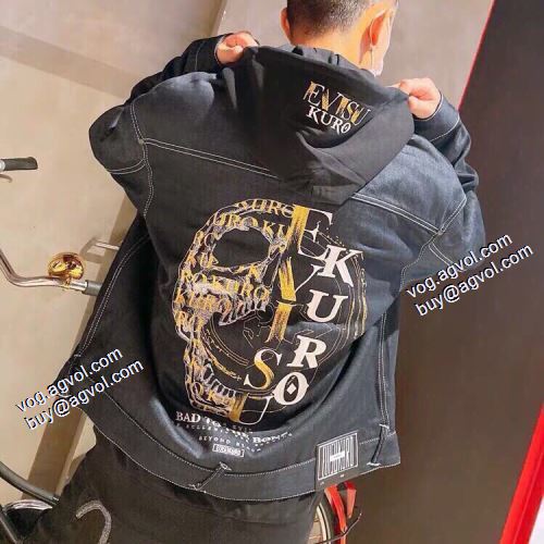 数に限りがある エヴィス EVISU 2021秋冬 ジャケット フード付きコート エヴィス コピーブランド 上質 デニムジャケット